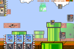 The Angry Video Game Nerd in Pixel Land Blast 7