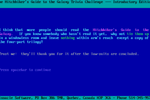The Hitchhiker's Guide to the Galaxy Trivia Challenge 9